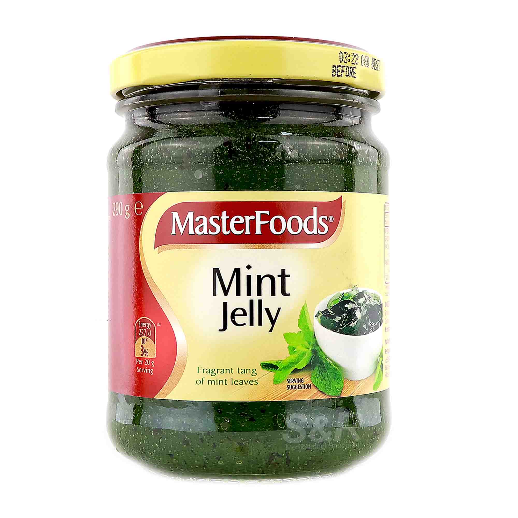 Masterfoods Mint Jelly Sauce 290g Masterfoods Mint Jelly Sauce 290g